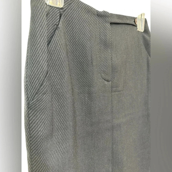 Giorgio Armani Le Collezioni Gruppo Wool Pencil Straight Skirt Womens 4 - Picture 3 of 11